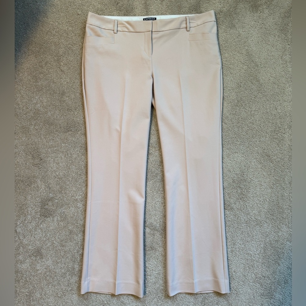 EXPRESS Columnist Pants 12S soft pink NWOT